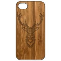 Deer 2 - Engraved - Wooden Phone Case