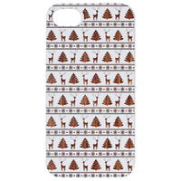 Deer Pattern - Engraved - Wooden Phone Case