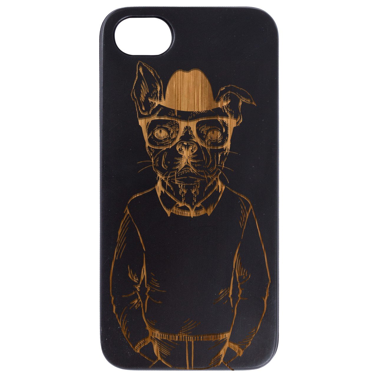 Dogman - Engraved - Wooden Phone Case
