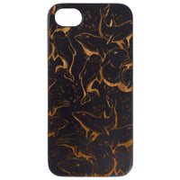 Dolphins - Engraved - Wooden Phone Case