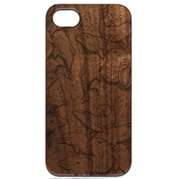 Dolphins - Engraved - Wooden Phone Case