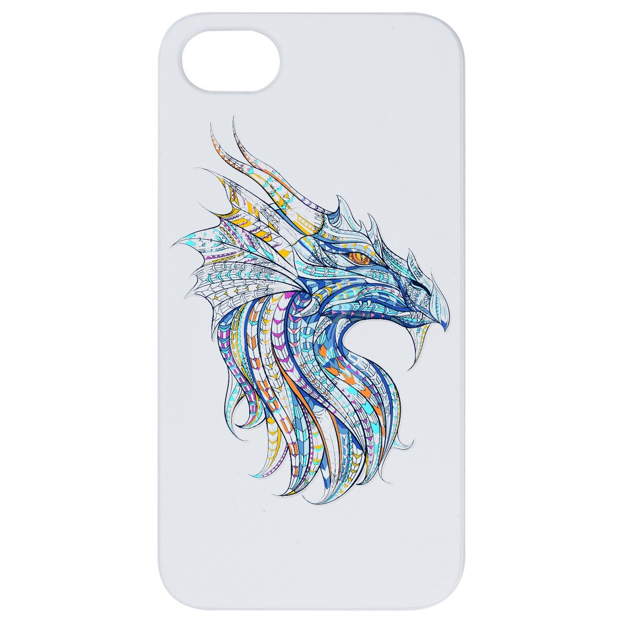 Dragon Head - UV Color Printed - Wooden Phone Case