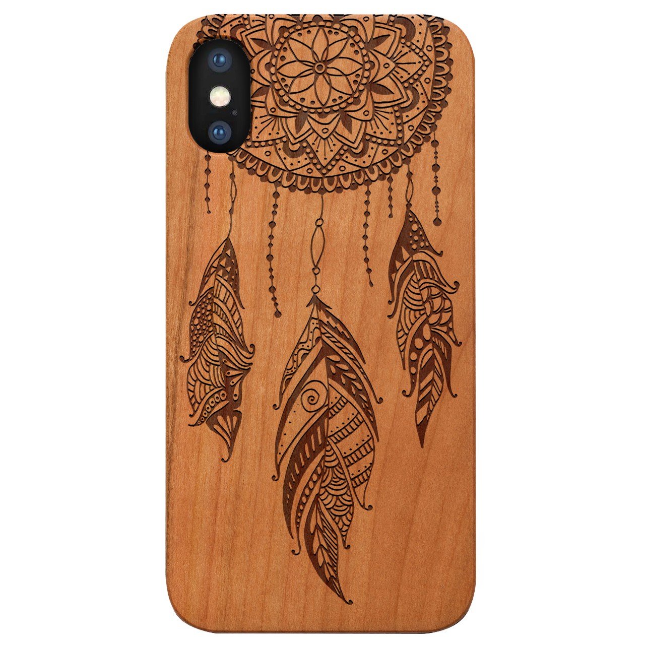 Dream Catcher 2 - Engraved - Wooden Phone Case