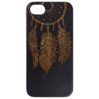 Dream Catcher 3 - Engraved - Wooden Phone Case