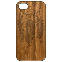 Dream Catcher 3 - Engraved - Wooden Phone Case