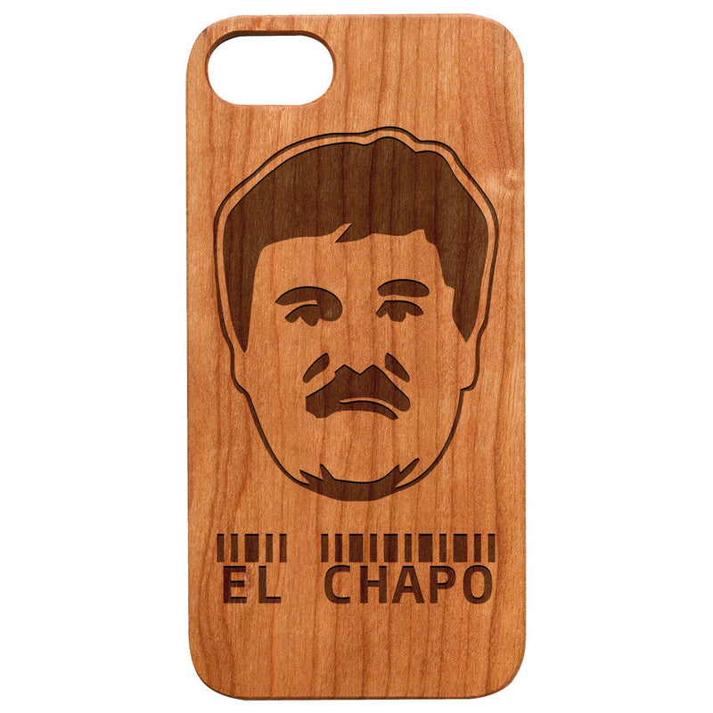  El Chapo - Engraved - Wooden Phone Case - IPhone 13 Models