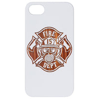 Fire Department - Engraved - Wooden Phone Case