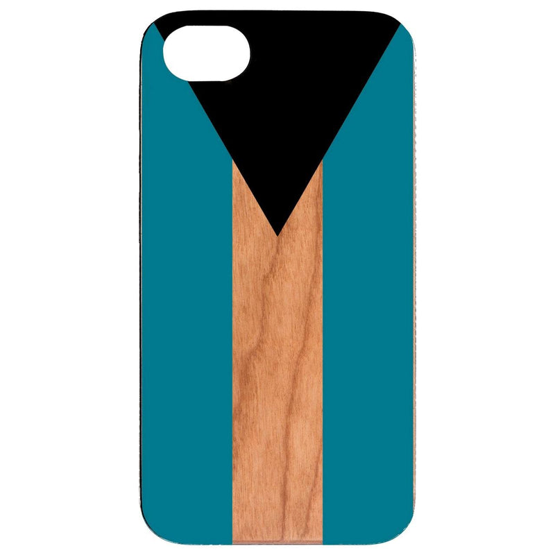  Flag Bahamas - UV Color Printed - Wooden Phone Case - IPhone 13 Models