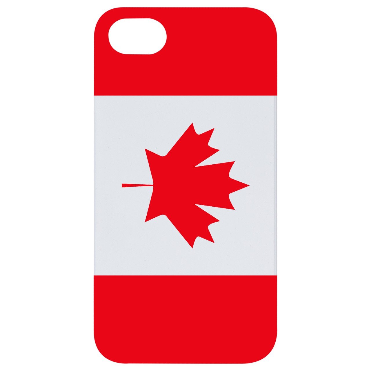 Flag Canada - UV Color Printed - Wooden Phone Case
