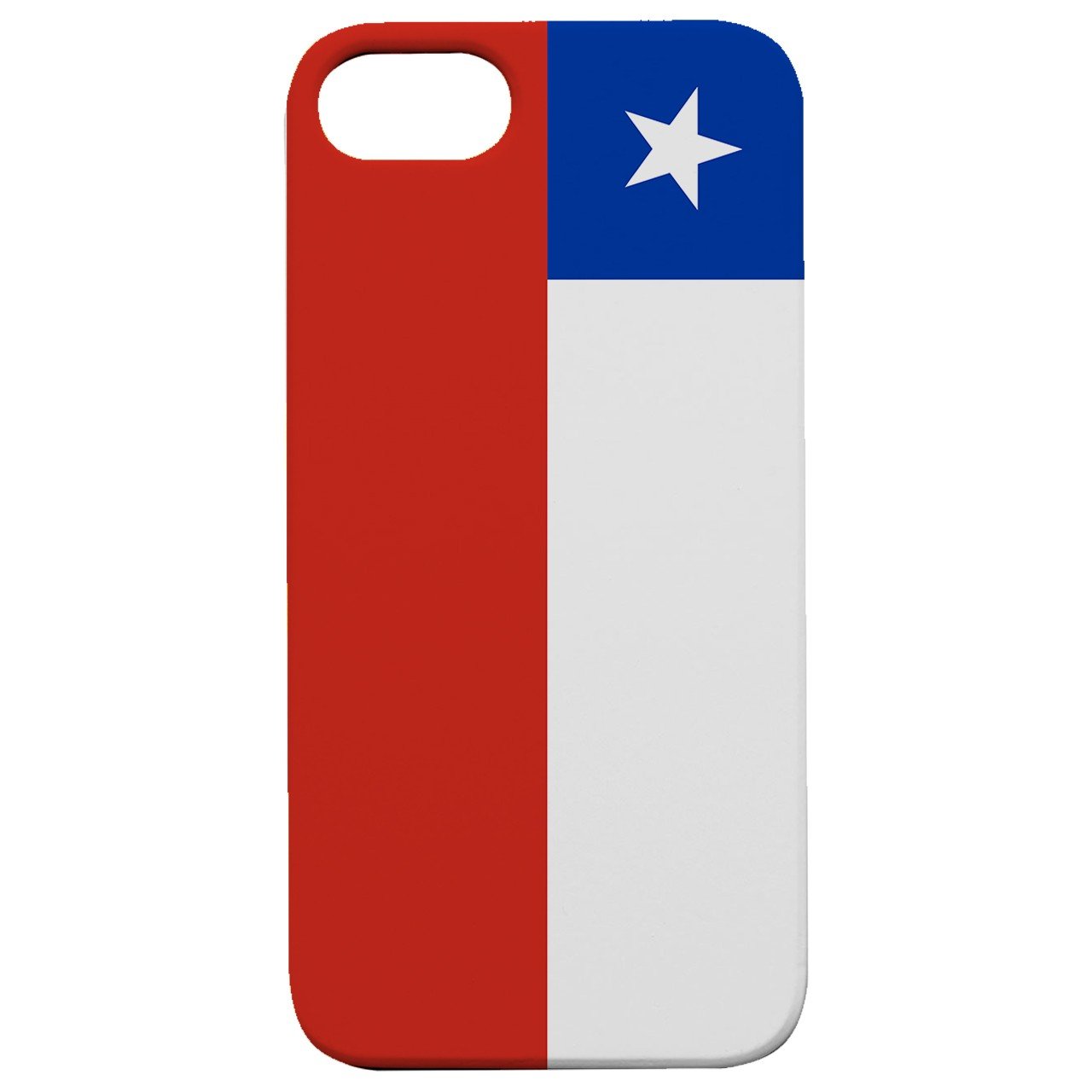 Flag Chile - UV Color Printed - Wooden Phone Case