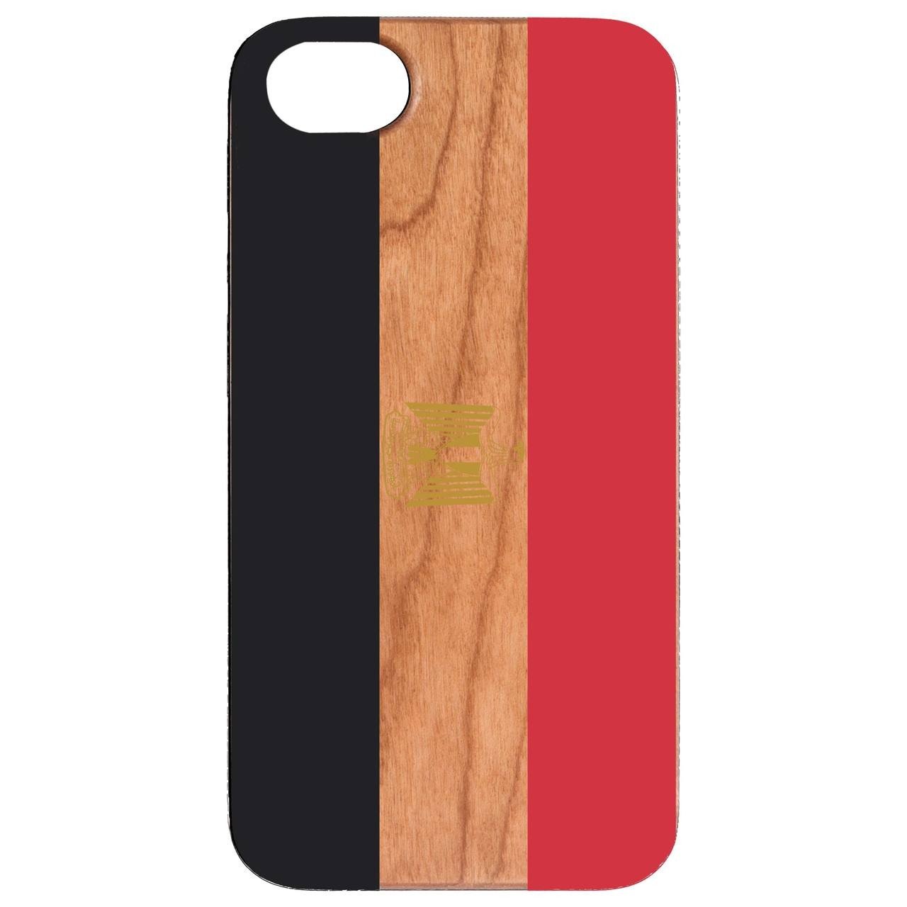 Flag Egypt - UV Color Printed - Wooden Phone Case