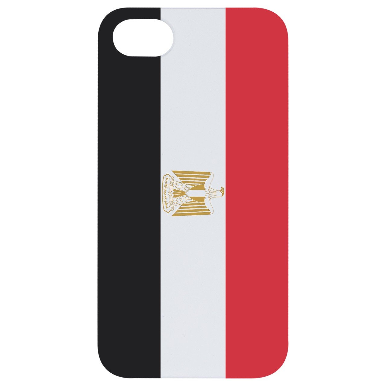 Flag Egypt - UV Color Printed - Wooden Phone Case