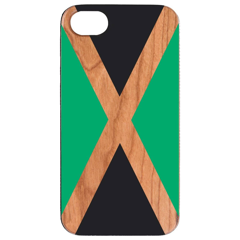  Flag Jamaica - UV Color Printed - Wooden Phone Case - IPhone 13 Models