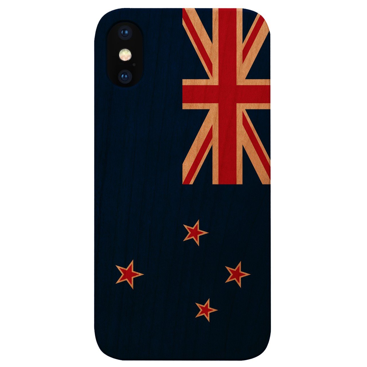 Flag New Zealand - UV Color Printed - Wooden Phone Case