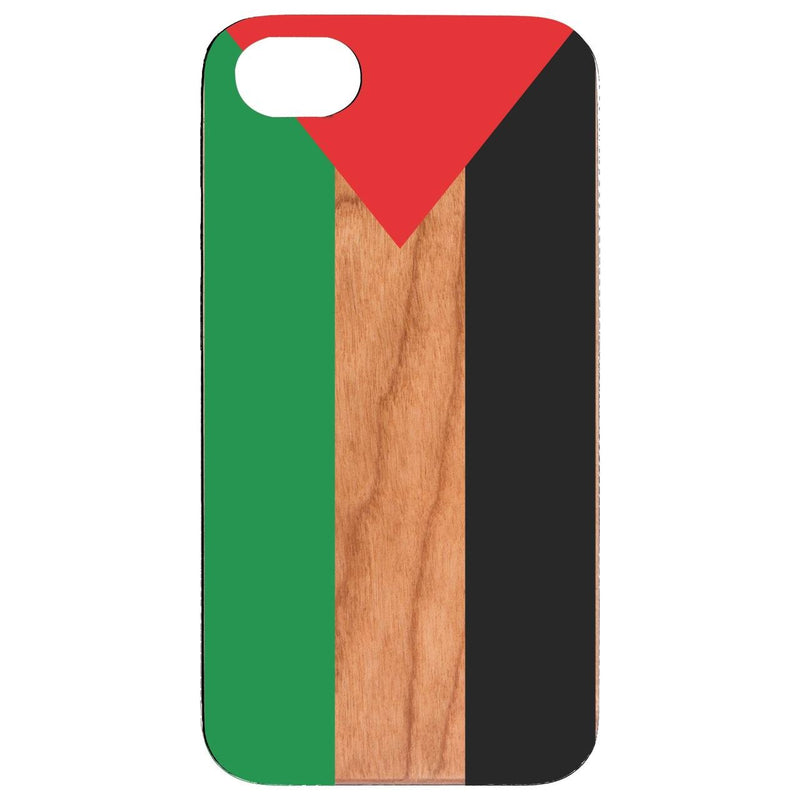  Flag Palestine - UV Color Printed - Wooden Phone Case - IPhone 13 Models