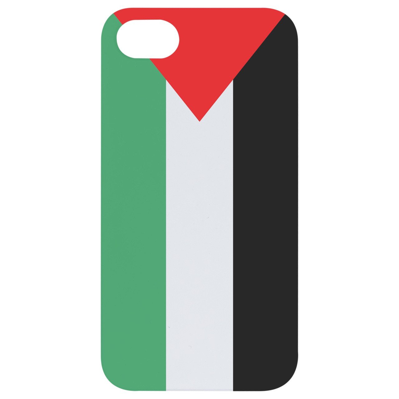 Flag Palestine - UV Color Printed - Wooden Phone Case