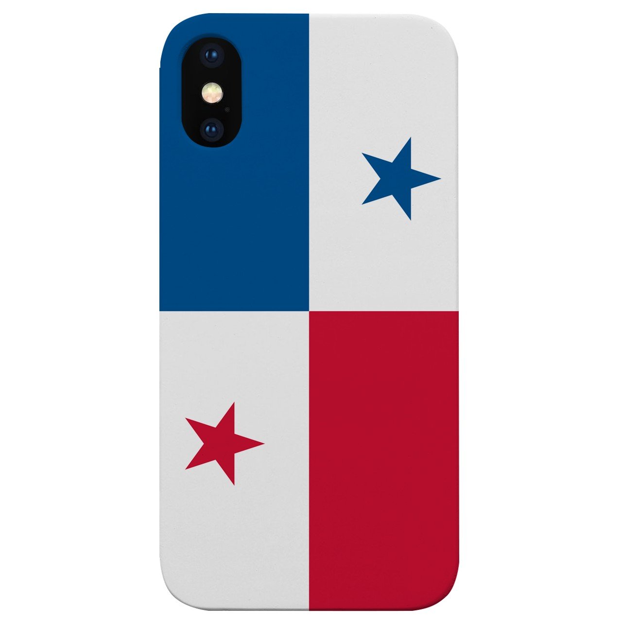 Flag Panama - UV Color Printed - Wooden Phone Case