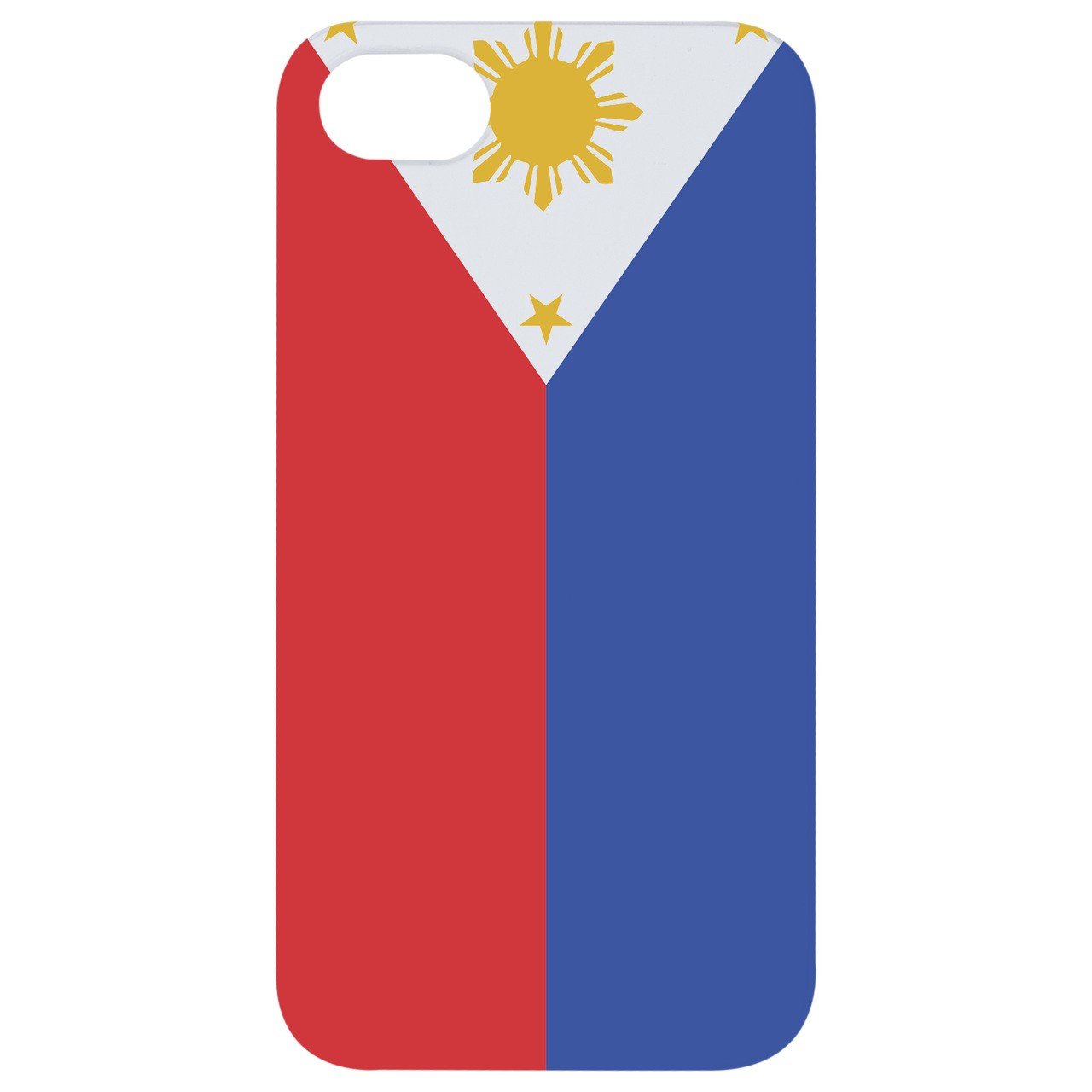 Flag Philippines - UV Color Printed - Wooden Phone Case