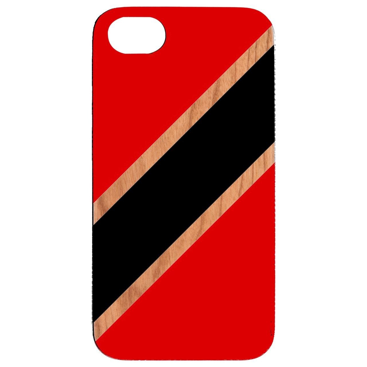 Flag Trinidad - UV Color Printed - Wooden Phone Case