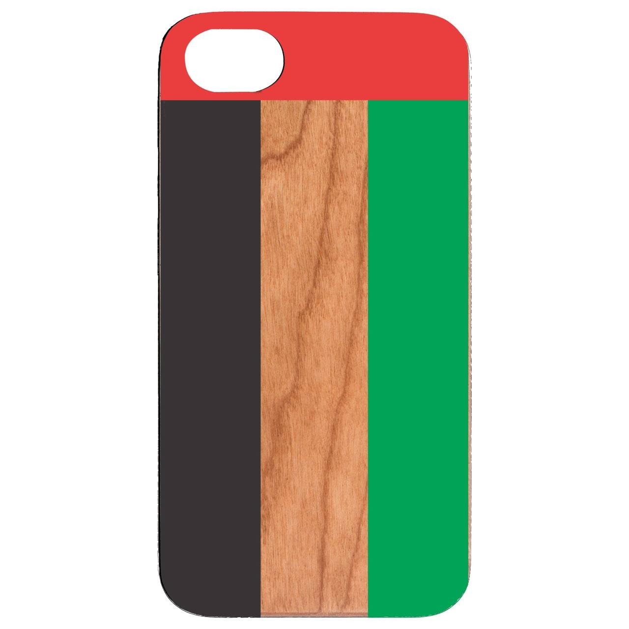 Flag United Arab Emirates - UV Color Printed - Wooden Phone Case