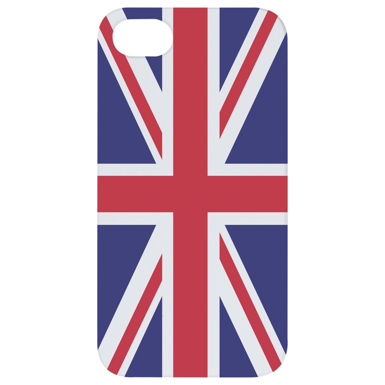 Flag United Kingdom - UV Color Printed - Wooden Phone Case