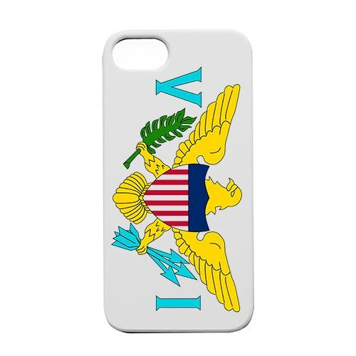 Flag Virgin Islands - UV Color Printed - Wooden Phone Case