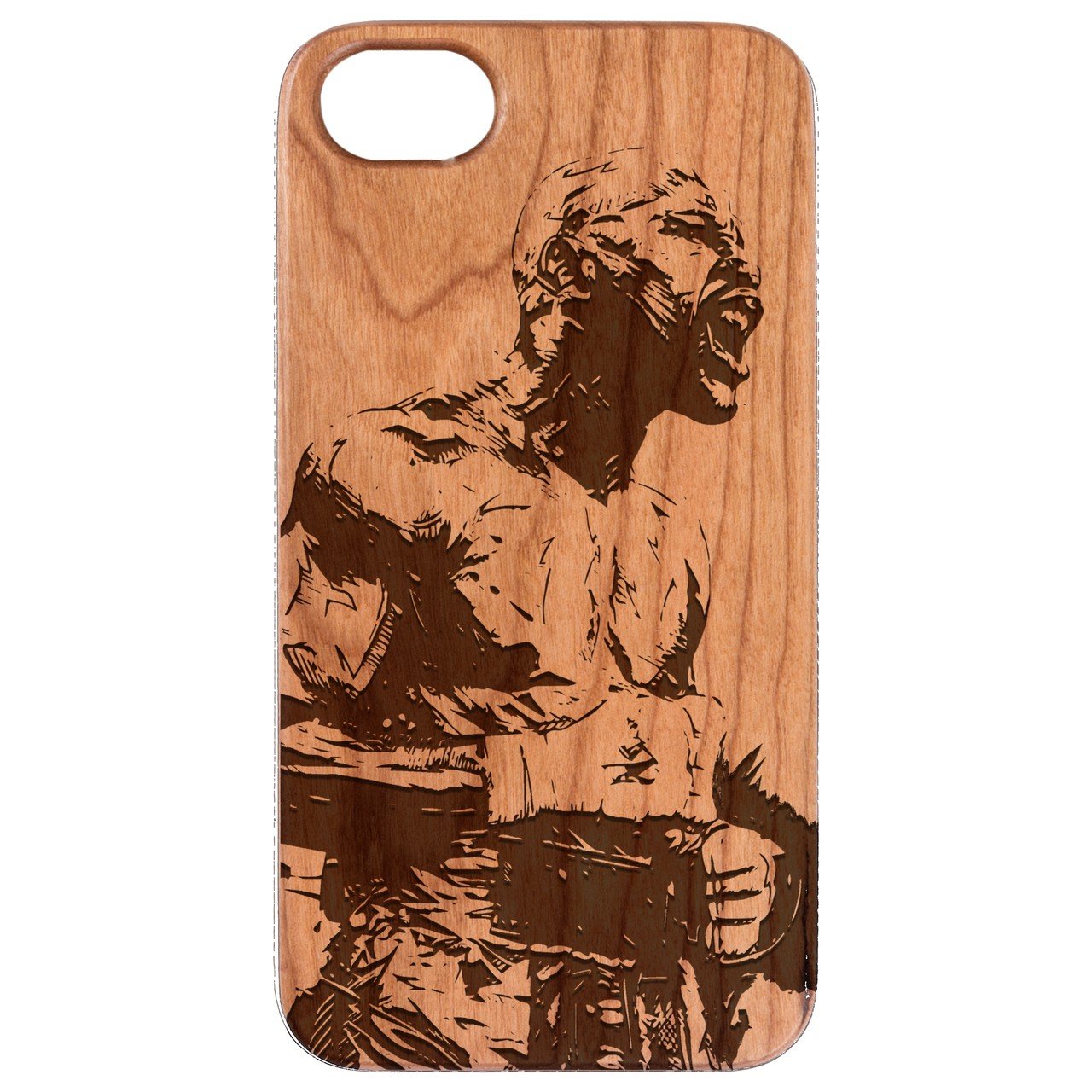 Floyd Mayweather - Engraved - Wooden Phone Case