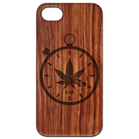 Four Twenty - Engraved - Wooden Phone Case