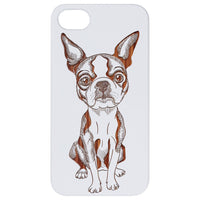 French Bulldog - Engraved - Wooden Phone Case