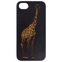 Giraffe - Engraved - Wooden Phone Case