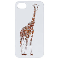 Giraffe - Engraved - Wooden Phone Case