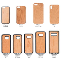 Guitar 2 - Engraved - Wooden Phone Case