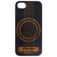 Guitar 3 - Engraved - Wooden Phone Case