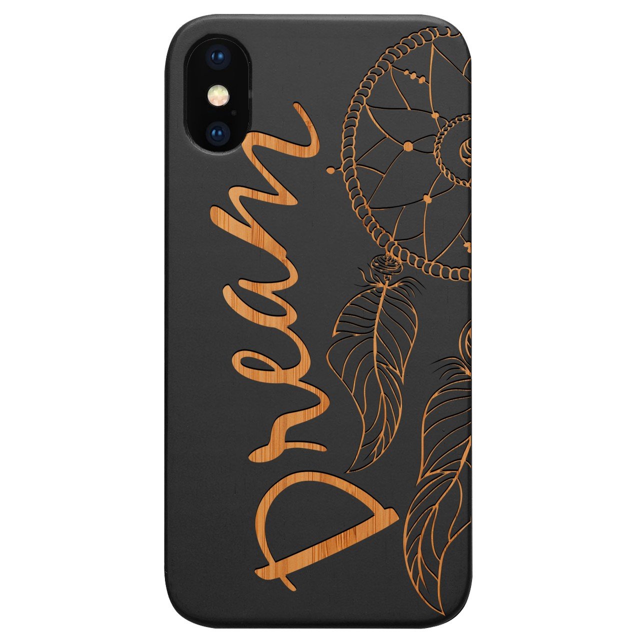 Half Dream - Engraved - Wooden Phone Case