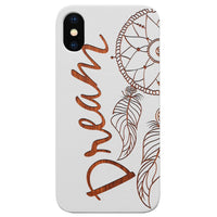 Half Dream - Engraved - Wooden Phone Case