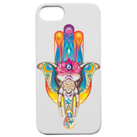 Hamsa Elephant - UV Color Printed - Wooden Phone Case