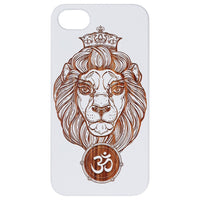 Heraldic Lion - Engraved - Wooden Phone Case