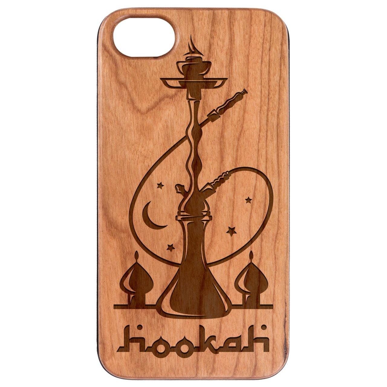  Hookah - Engraved - Wooden Phone Case - IPhone 13 Models