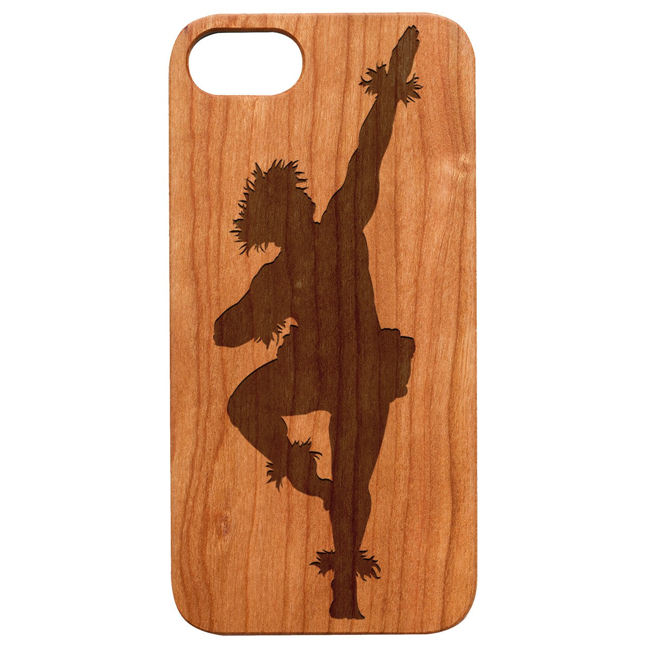  Hula Dancer Man - Engraved - Wooden Phone Case - IPhone 13 Models