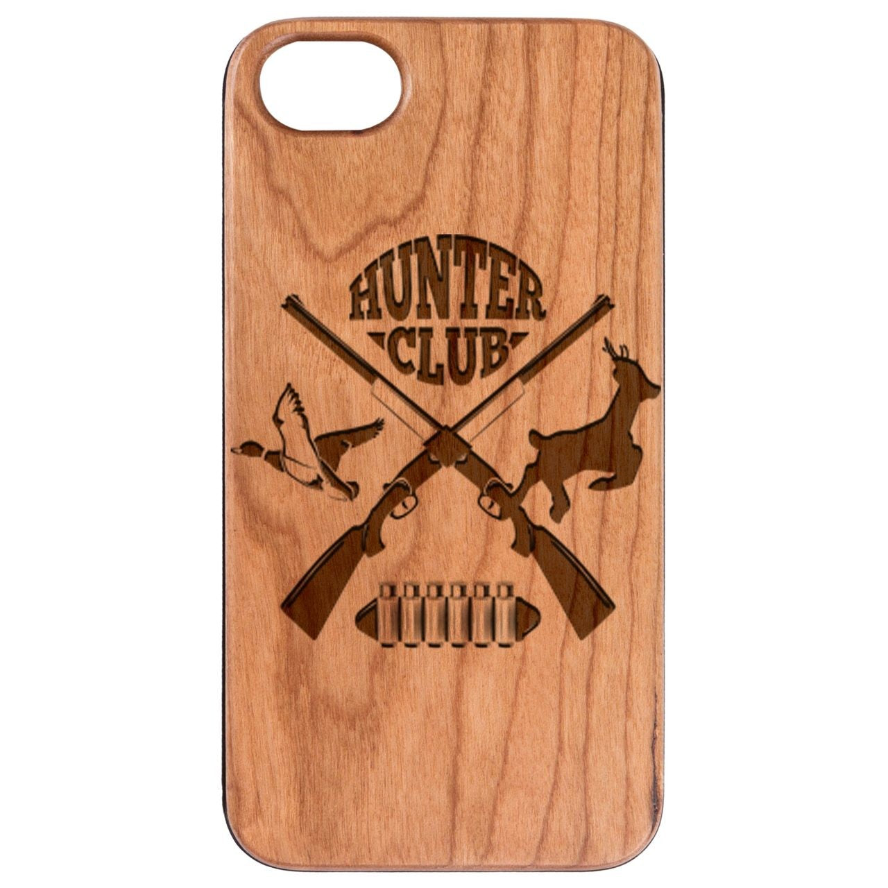  Hunter Club - Engraved - Wooden Phone Case - IPhone 13 Models