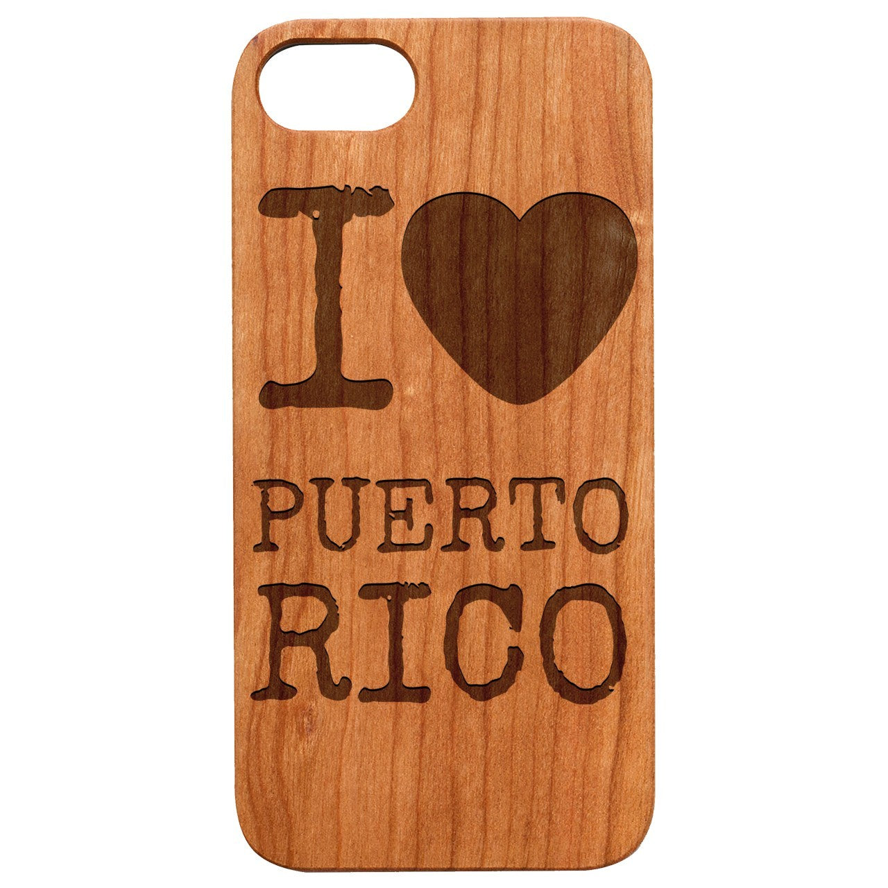  I Love Puerto Rico - UV Color Printed - Wooden Phone Case - IPhone 13 Models