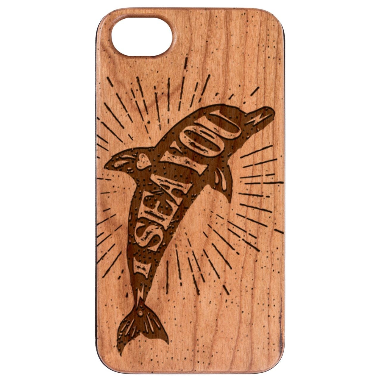  I Sea You - Engraved - Wooden Phone Case - IPhone 13 Models