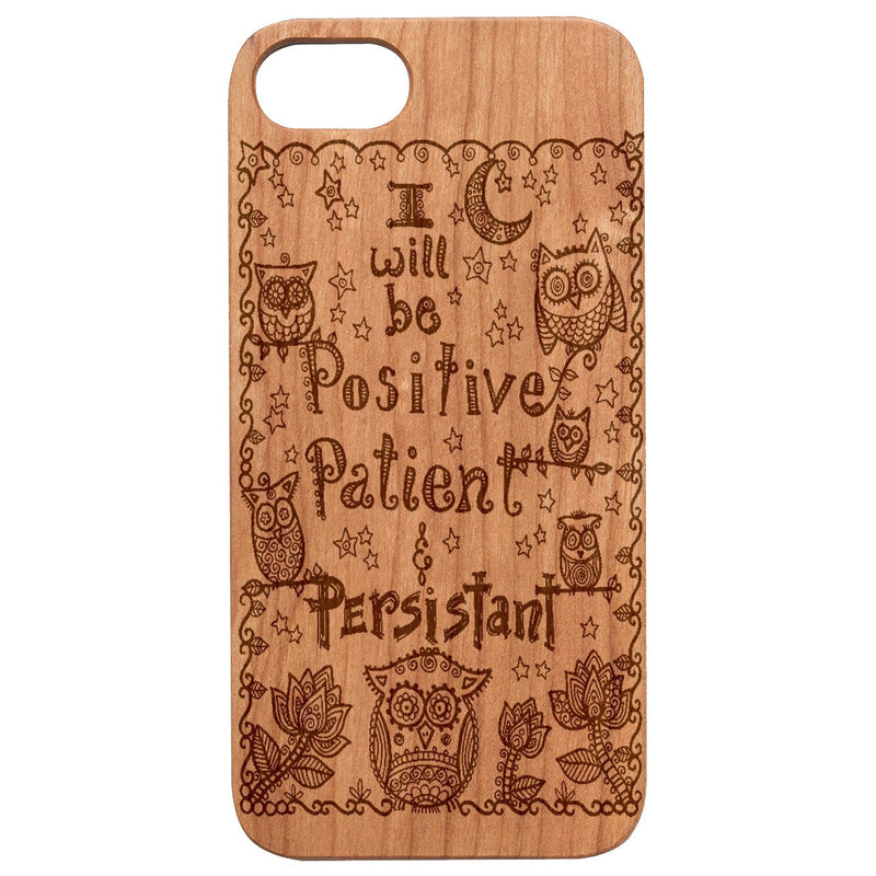  I Will Be - Engraved - Wooden Phone Case - IPhone 13 Models