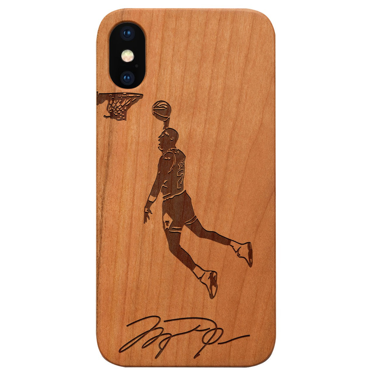  Jordan Signature - Engraved - Wooden Phone Case - IPhone 13 Models