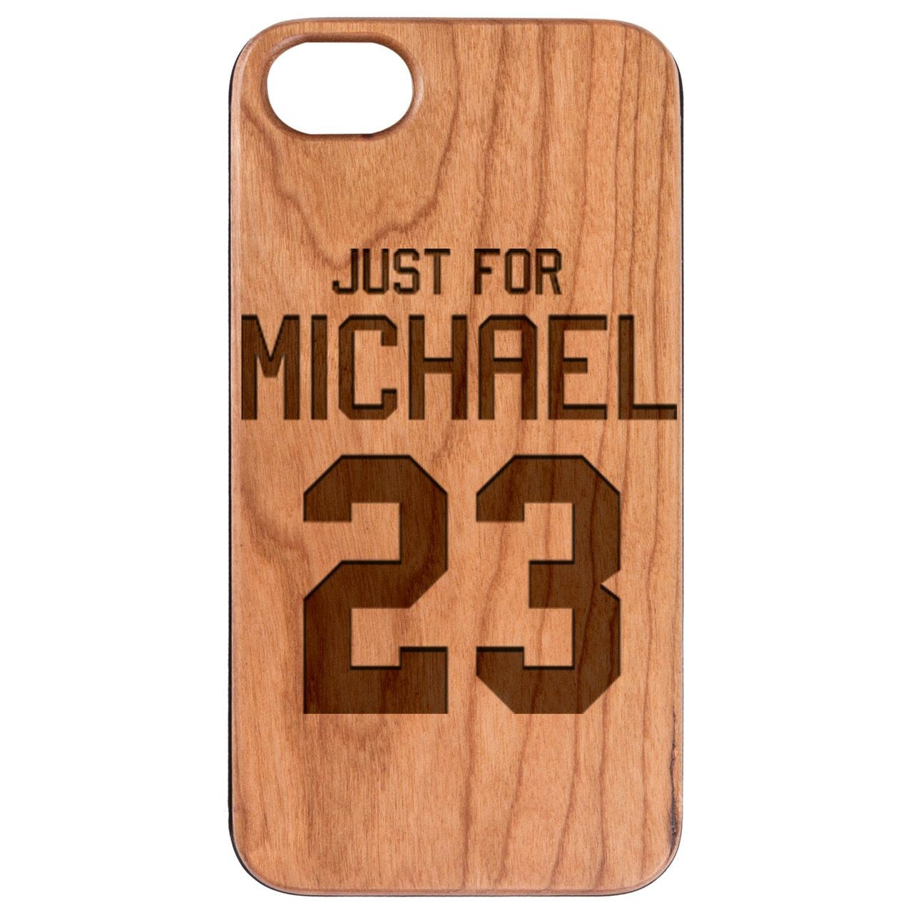  Just for Michael - Engraved - Wooden Phone Case - IPhone 13 Models