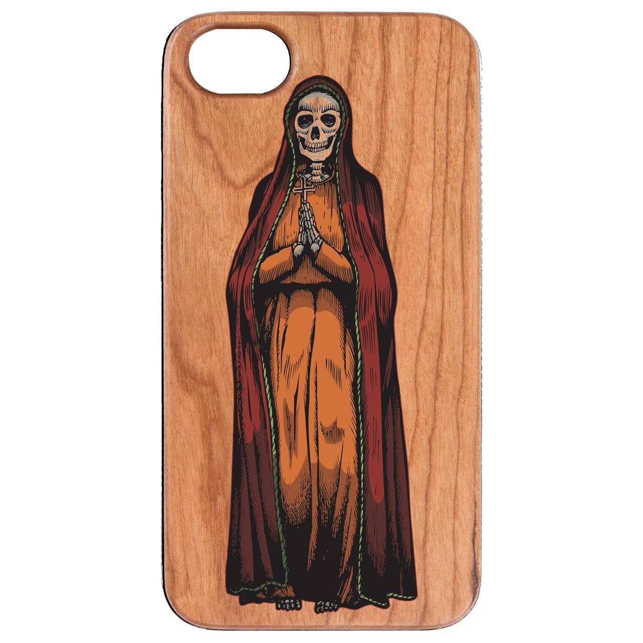  La Santa Muerte - UV Color Printed - Wooden Phone Case - IPhone 13 Models