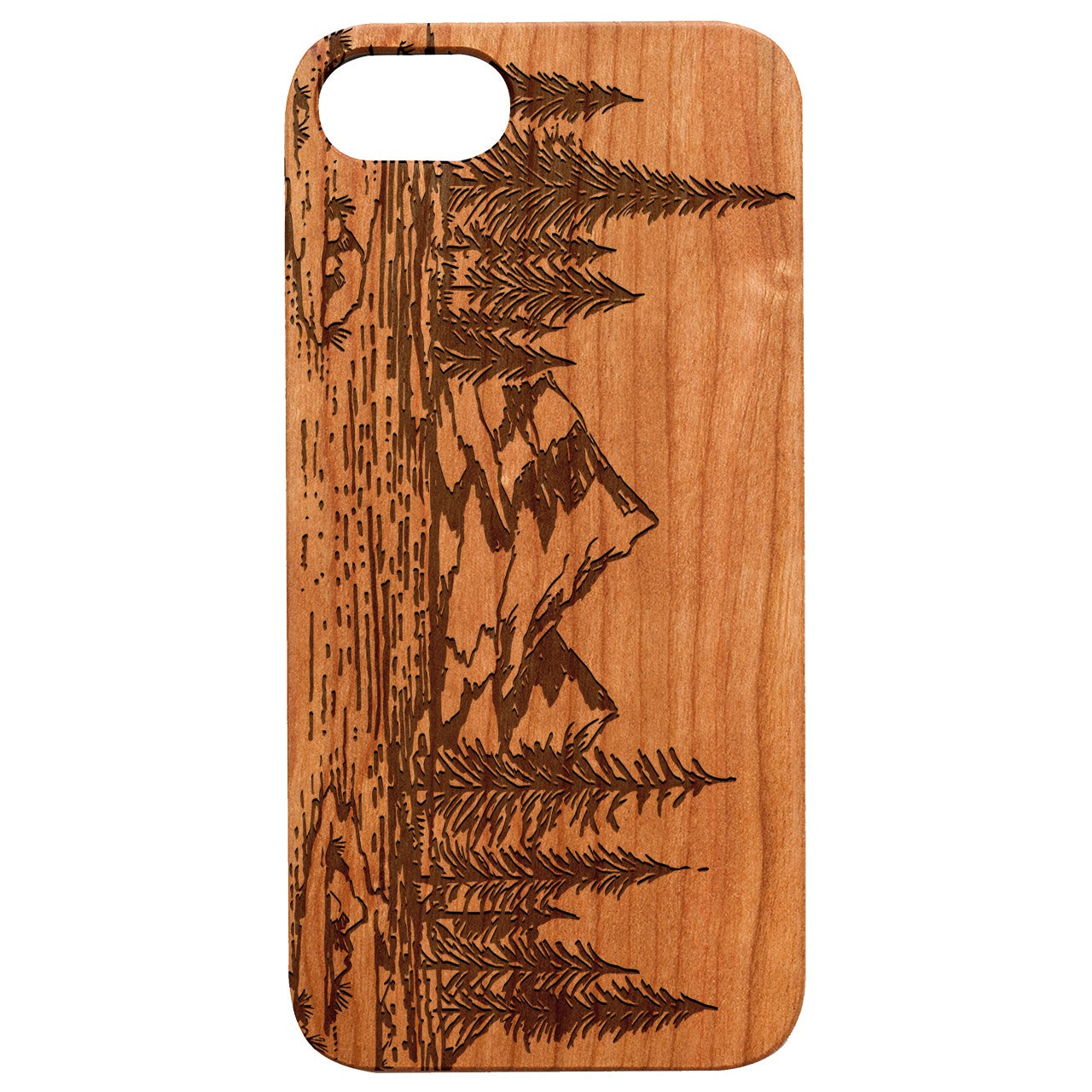  Landscape - Engraved - Wooden Phone Case - IPhone 13 Models