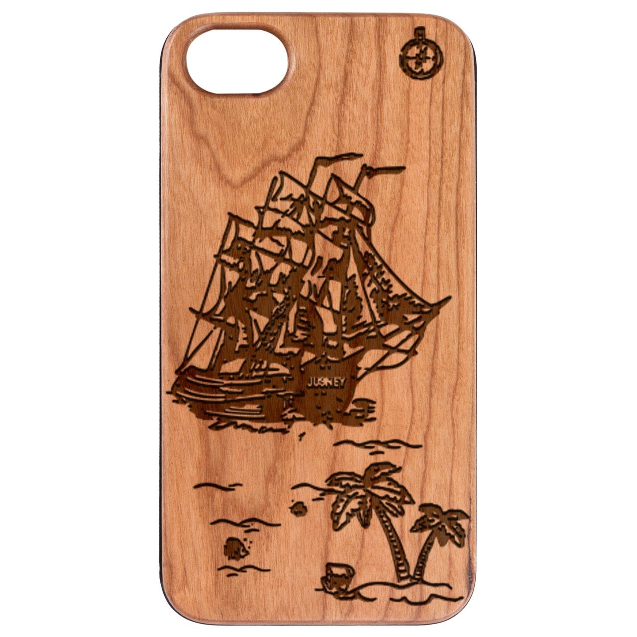  Lost Is Land - Engraved - Wooden Phone Case - IPhone 13 Models