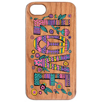  Love 2 - UV Color Printed - Wooden Phone Case - IPhone 13 Models