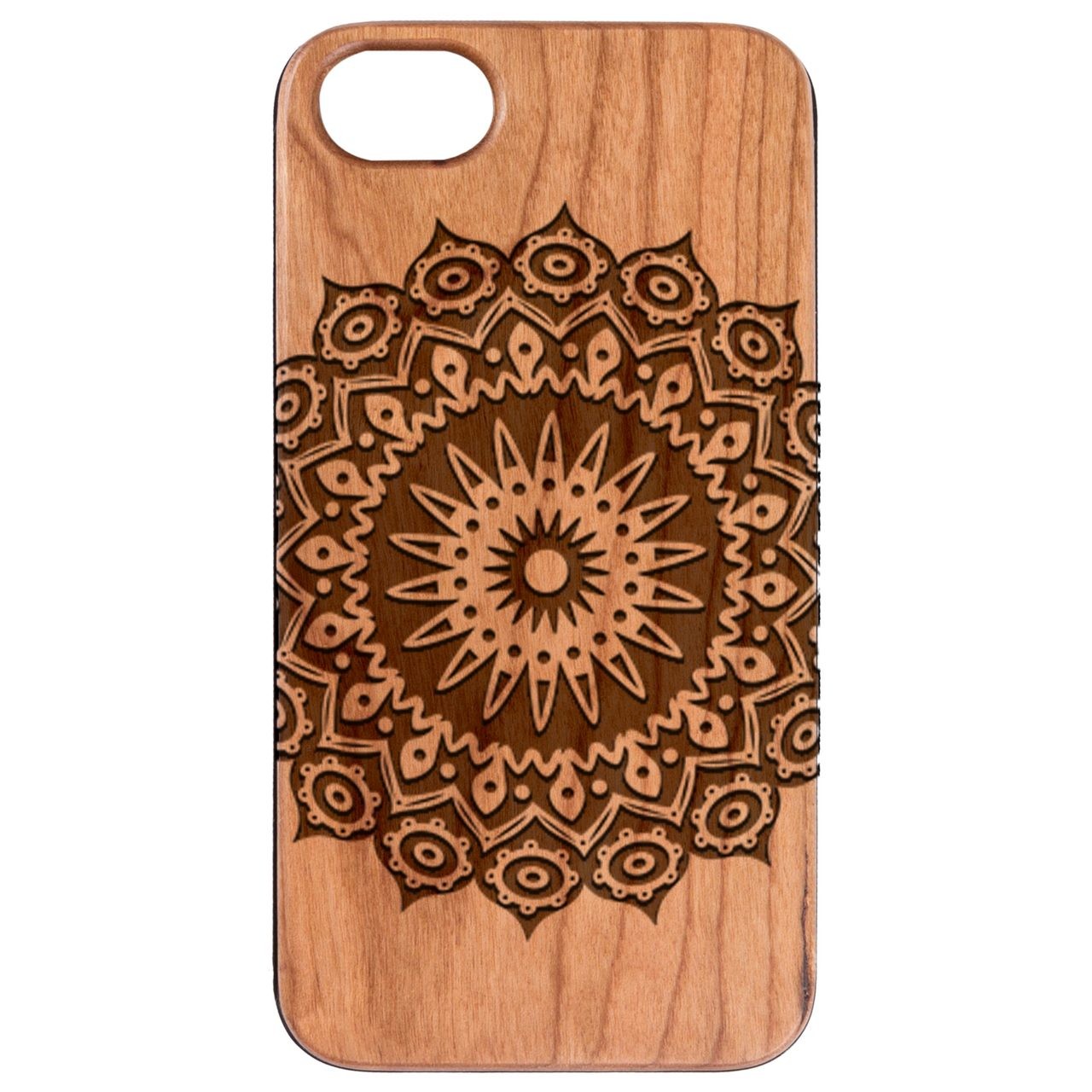  Mandala 1 - Engraved - Wooden Phone Case - IPhone 13 Models